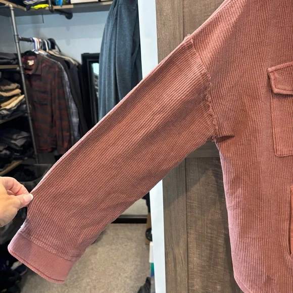 ARULA Corduroy Jacket in Dusty Rose - Picture 6 of 11
